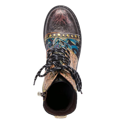 Spring Step Shoes L'artiste Severe Women's Multicolor Leather Boots Shoes by Spring Step Shoes – Don't Panic Shoes