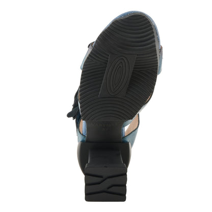 Spring Step ShoeS L'artiste Shelly Ankle Strap Sandal Women’s Hand Painted Leather Ankle Strap Sandal by Spring Step Shoes – Don't Panic Shoes