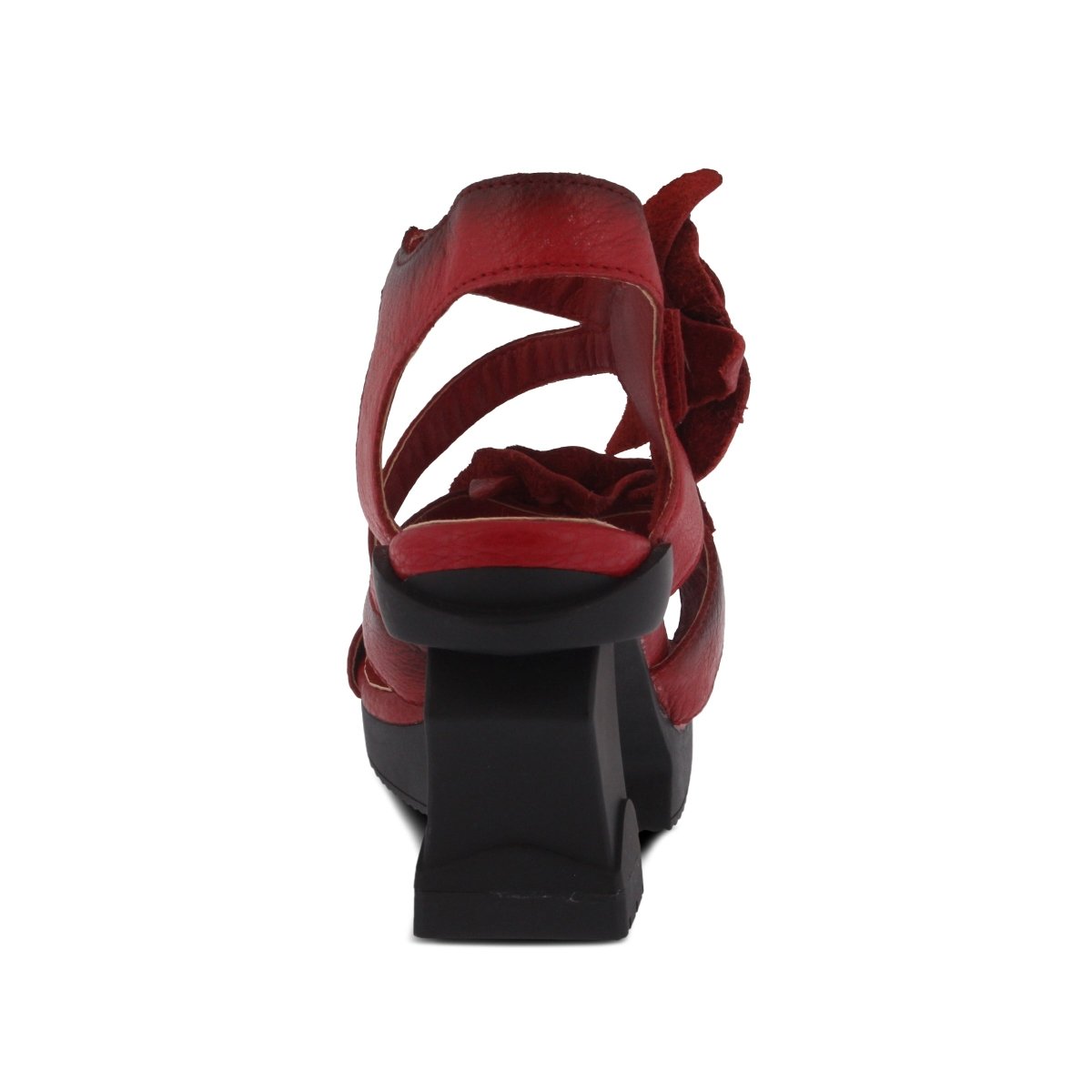 Spring Step ShoeS L'artiste Shelly Ankle Strap Sandal Women’s Hand Painted Leather Ankle Strap Sandal by Spring Step Shoes – Don't Panic Shoes