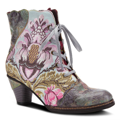 Spring Step Shoes L'artiste Siren Women's Embroidered Multicolor Boots Shoes by Spring Step Shoes – Don't Panic Shoes