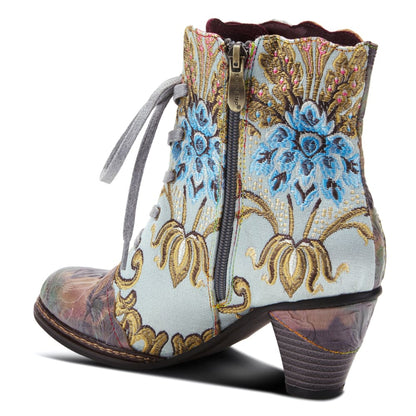 Spring Step Shoes L'artiste Siren Women's Embroidered Multicolor Boots Shoes by Spring Step Shoes – Don't Panic Shoes