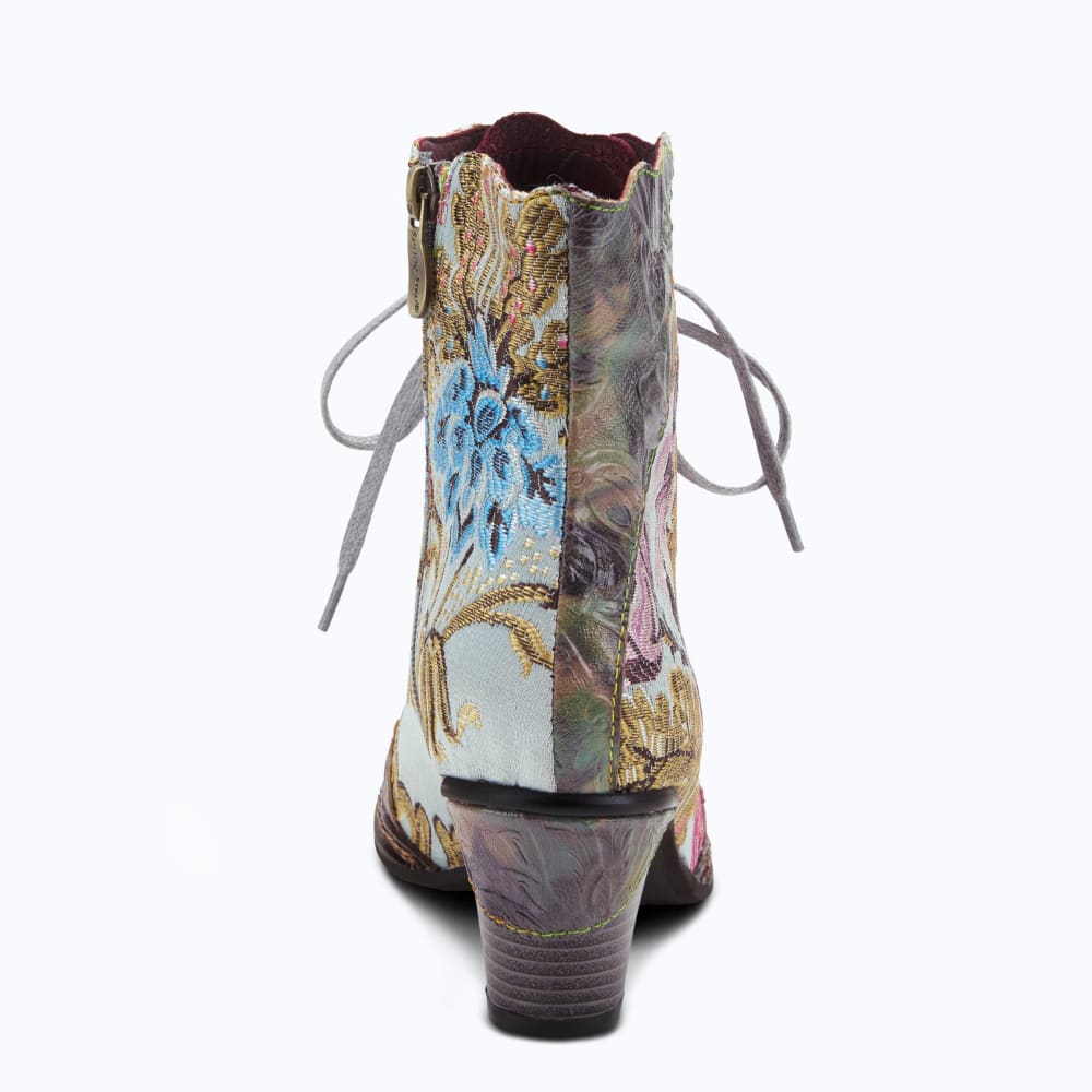 Spring Step Shoes L'artiste Siren Women's Embroidered Multicolor Boots Shoes by Spring Step Shoes – Don't Panic Shoes