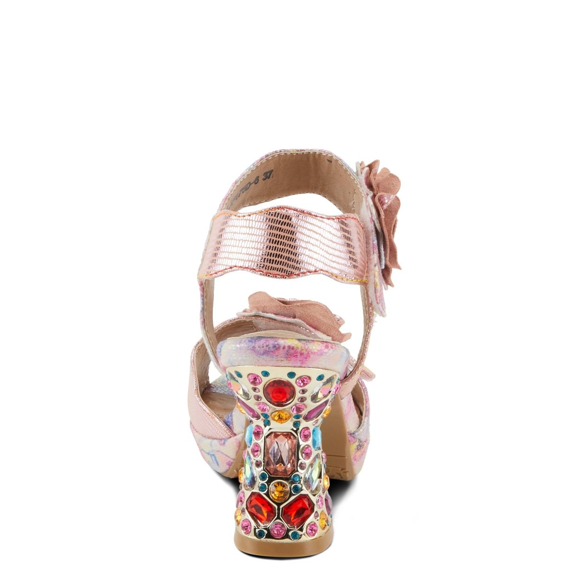 Spring Step Shoes L'artiste Smashing Women's Floral Multicolor Sandals Pumps & Heels Dress Sandals by Spring Step Shoes – Don't Panic Shoes