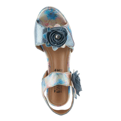 Spring Step Shoes L'artiste Smashing Women's Floral Multicolor Sandals Pumps & Heels Dress Sandals by Spring Step Shoes – Don't Panic Shoes