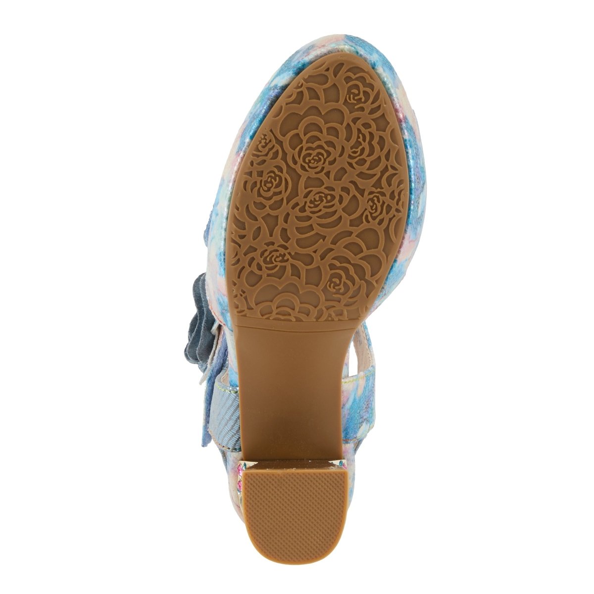 Spring Step Shoes L'artiste Smashing Women's Floral Multicolor Sandals Pumps & Heels Dress Sandals by Spring Step Shoes – Don't Panic Shoes