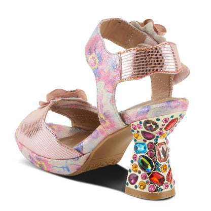 Spring Step Shoes L'artiste Smashing Women's Floral Multicolor Sandals Pumps & Heels Dress Sandals by Spring Step Shoes – Don't Panic Shoes