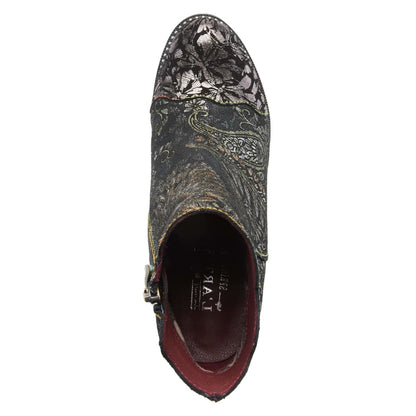 Spring Step Shoes L'artiste Smokinhot Women's Multicolor Leather Heeled Boots Shoes by Spring Step Shoes – Don't Panic Shoes