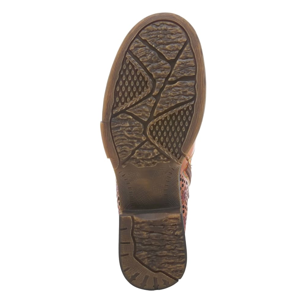 Spring Step Shoes L'artiste Starisborn Leather Floral Boots Shoes by Spring Step Shoes – Don't Panic Shoes