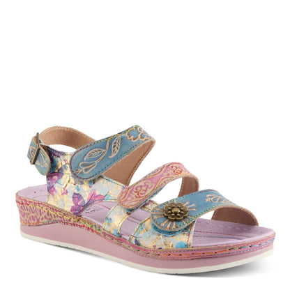 Spring Step Shoes L'artiste Sumacah Sandal Women's Hand Painted Leather Sandals by Spring Step Shoes – Don't Panic Shoes