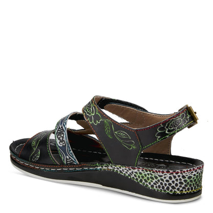 Spring Step Shoes L'artiste Sumacah Sandal Women's Hand Painted Leather Sandals by Spring Step Shoes – Don't Panic Shoes