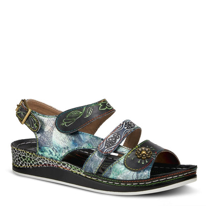 Spring Step Shoes L'artiste Sumacah Sandal Women's Hand Painted Leather Sandals by Spring Step Shoes – Don't Panic Shoes