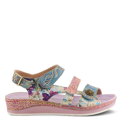 Spring Step Shoes L'artiste Sumacah Sandal Women's Hand Painted Leather Sandals by Spring Step Shoes – Don't Panic Shoes