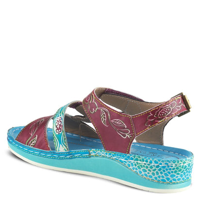 Spring Step Shoes L'artiste Sumacah Sandal Women's Hand Painted Leather Sandals by Spring Step Shoes – Don't Panic Shoes