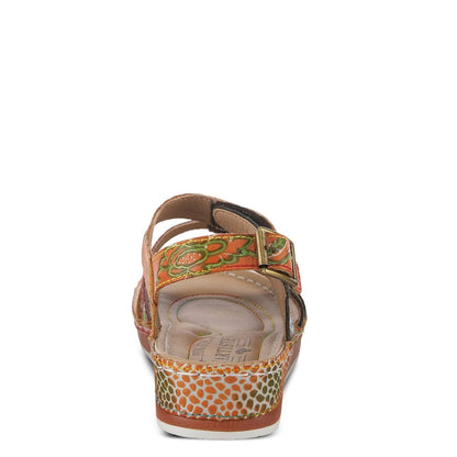 Spring Step Shoes L'artiste Sumacah Sandal Women's Hand Painted Leather Sandals by Spring Step Shoes – Don't Panic Shoes