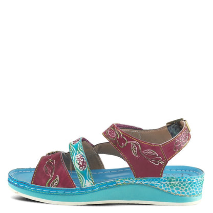 Spring Step Shoes L'artiste Sumacah Sandal Women's Hand Painted Leather Sandals by Spring Step Shoes – Don't Panic Shoes