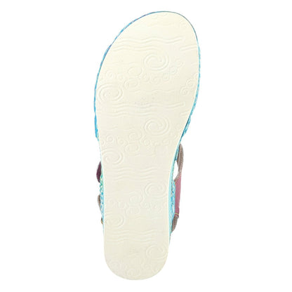 Spring Step Shoes L'artiste Sumacah Sandal Women's Hand Painted Leather Sandals by Spring Step Shoes – Don't Panic Shoes