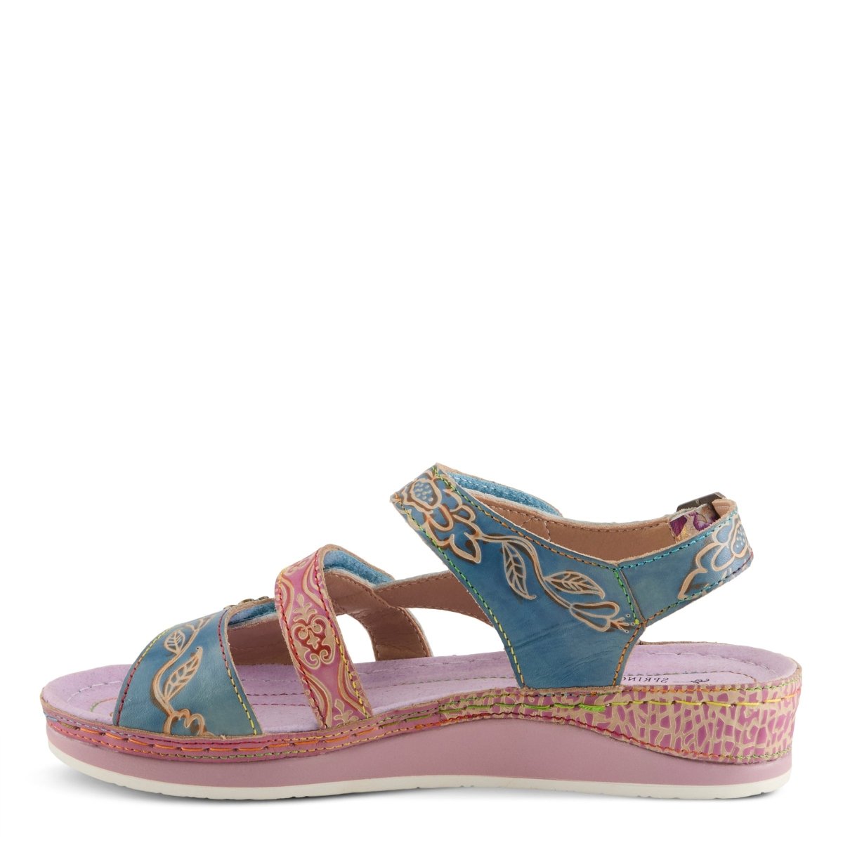 Spring Step Shoes L'artiste Sumacah Sandal Women's Hand Painted Leather Sandals by Spring Step Shoes – Don't Panic Shoes