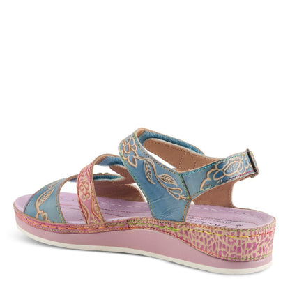 Spring Step Shoes L'artiste Sumacah Sandal Women's Hand Painted Leather Sandals by Spring Step Shoes – Don't Panic Shoes