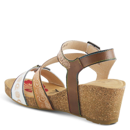 Spring Step ShoeS L'artiste Tanja Ankle Strap Sandal Women’s Leather Wedge Sandals by Spring Step Shoes – Don't Panic Shoes