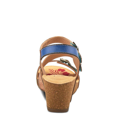 Spring Step ShoeS L'artiste Tanja Ankle Strap Sandal Women’s Leather Wedge Sandals by Spring Step Shoes – Don't Panic Shoes