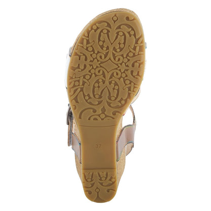 Spring Step ShoeS L'artiste Tanja Ankle Strap Sandal Women’s Leather Wedge Sandals by Spring Step Shoes – Don't Panic Shoes