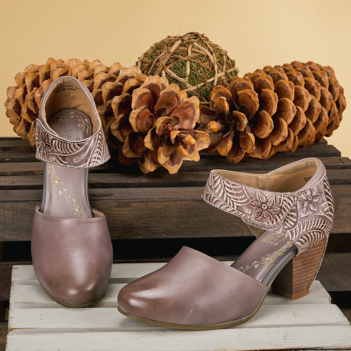 Spring Step Shoes L'artiste Toolie Women's Hand Painted Leather Shoes Mary Jane Shoe by Spring Step Shoes – Don't Panic Shoes