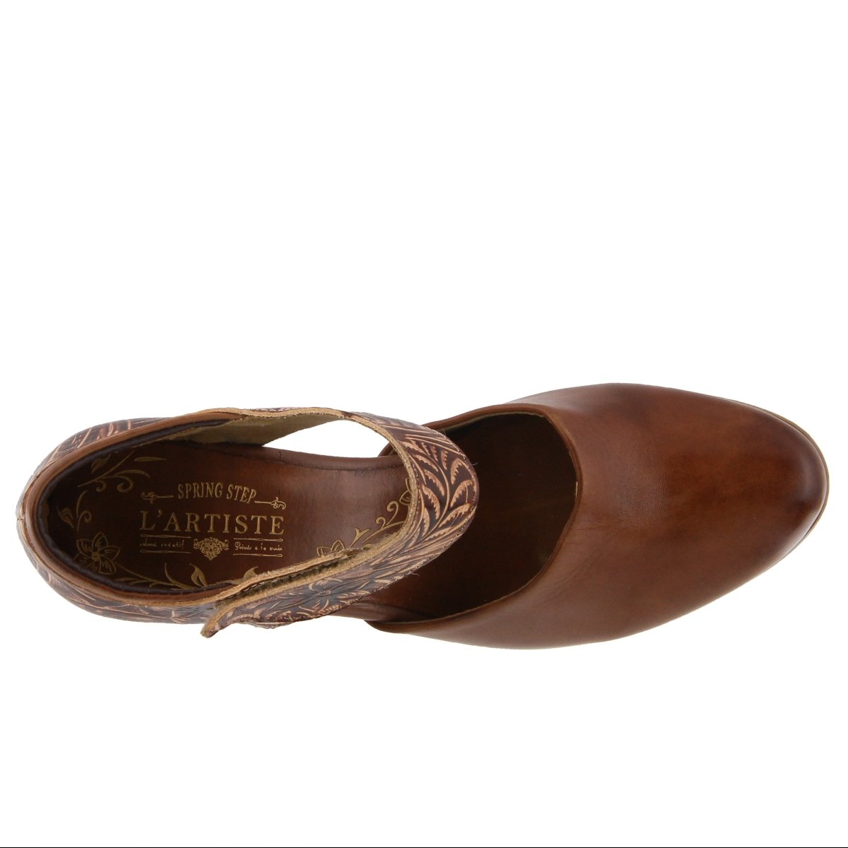 Spring Step Shoes L'artiste Toolie Women's Hand Painted Leather Shoes Mary Jane Shoe by Spring Step Shoes – Don't Panic Shoes