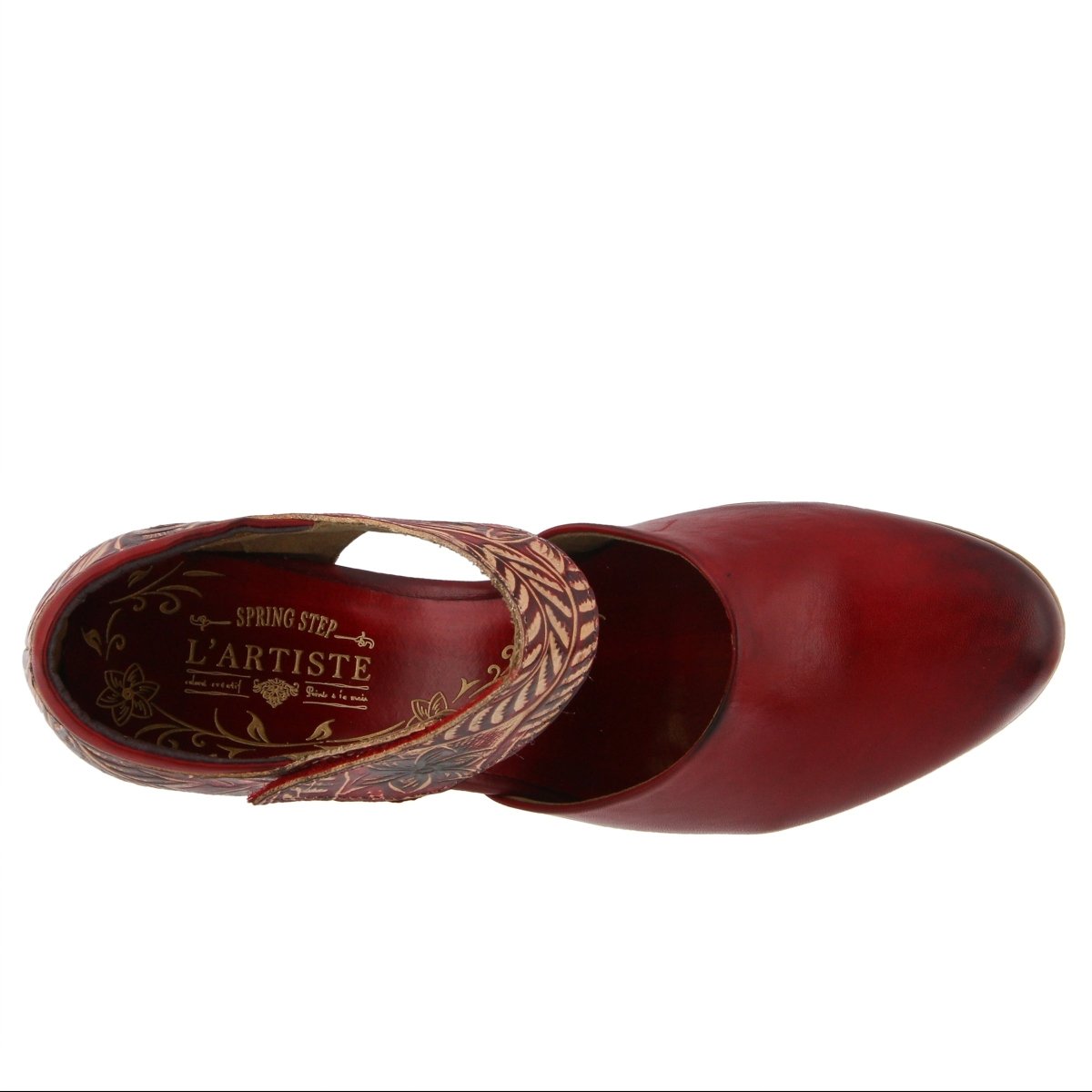 Spring Step Shoes L'artiste Toolie Women's Hand Painted Leather Shoes Mary Jane Shoe by Spring Step Shoes – Don't Panic Shoes