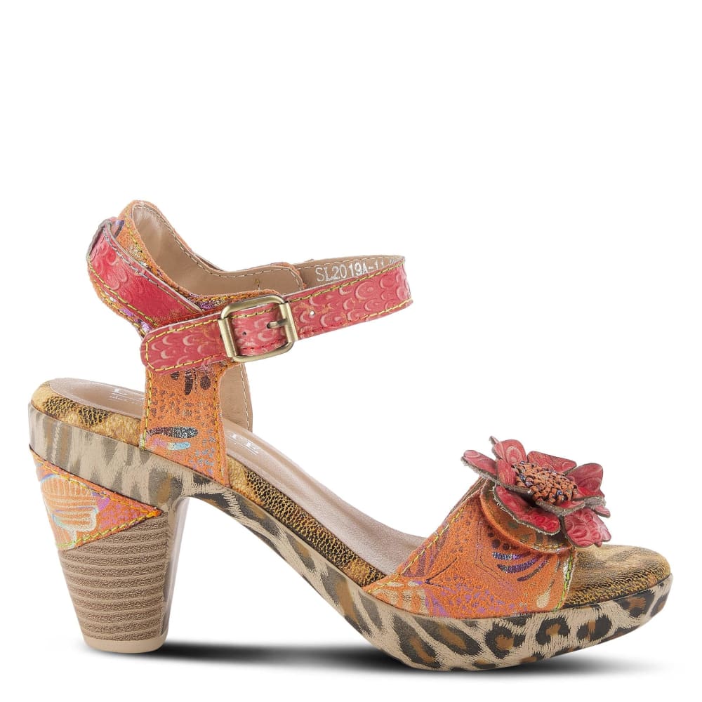 Spring Step Shoes L'artiste Wildcat Women's French Inspired Floral Sandals Shoes by Spring Step Shoes – Don't Panic Shoes
