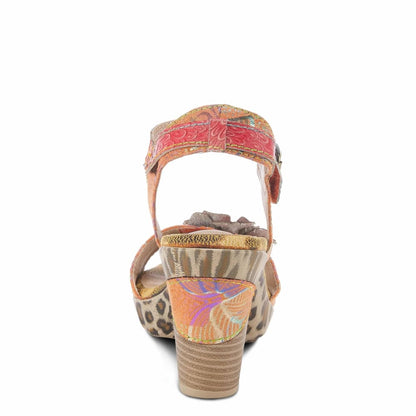 Spring Step Shoes L'artiste Wildcat Women's French Inspired Floral Sandals Shoes by Spring Step Shoes – Don't Panic Shoes