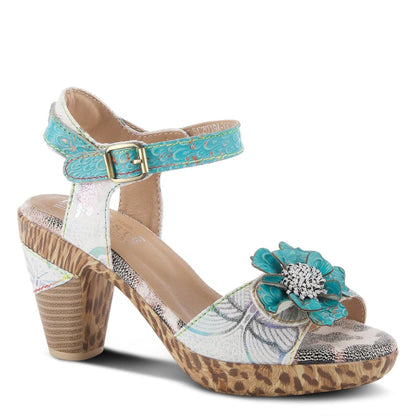 Spring Step Shoes L'artiste Wildcat Women's French Inspired Floral Sandals Shoes by Spring Step Shoes – Don't Panic Shoes