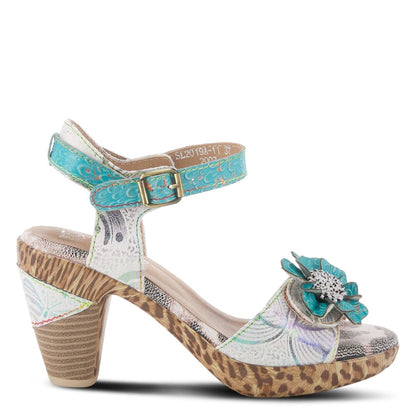 Spring Step Shoes L'artiste Wildcat Women's French Inspired Floral Sandals Shoes by Spring Step Shoes – Don't Panic Shoes