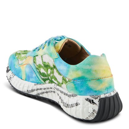 Spring Step Shoes L'artiste Women's Emelie Turquoise Multi Sneakers Sneakers by Spring Step Shoes – Don't Panic Shoes