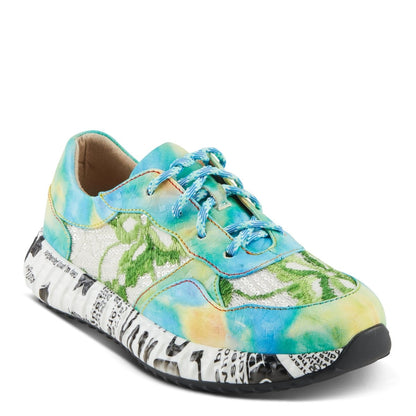 Spring Step Shoes L'artiste Women's Emelie Turquoise Multi Sneakers Sneakers by Spring Step Shoes – Don't Panic Shoes