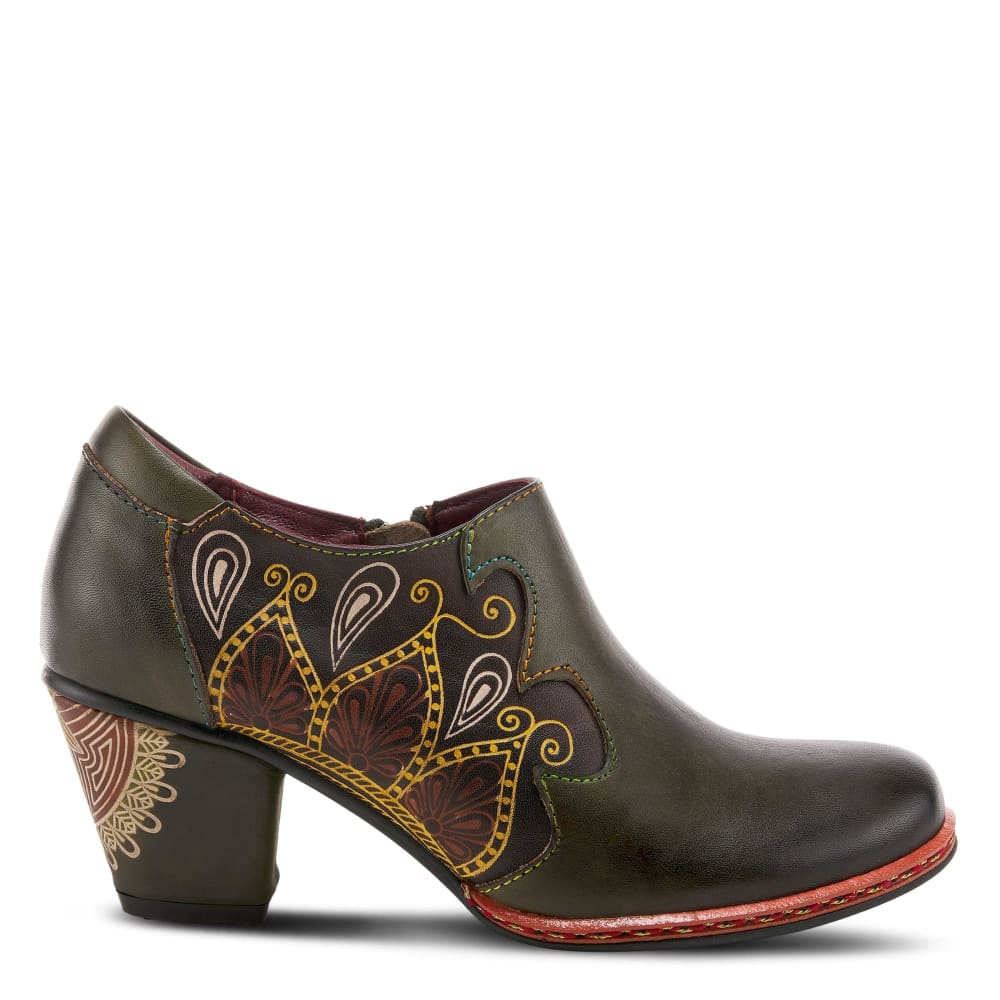 Spring Step Shoes L'artiste Zami Women's Hand Painted Leather Shootie Shoes Shoes by Spring Step Shoes – Don't Panic Shoes