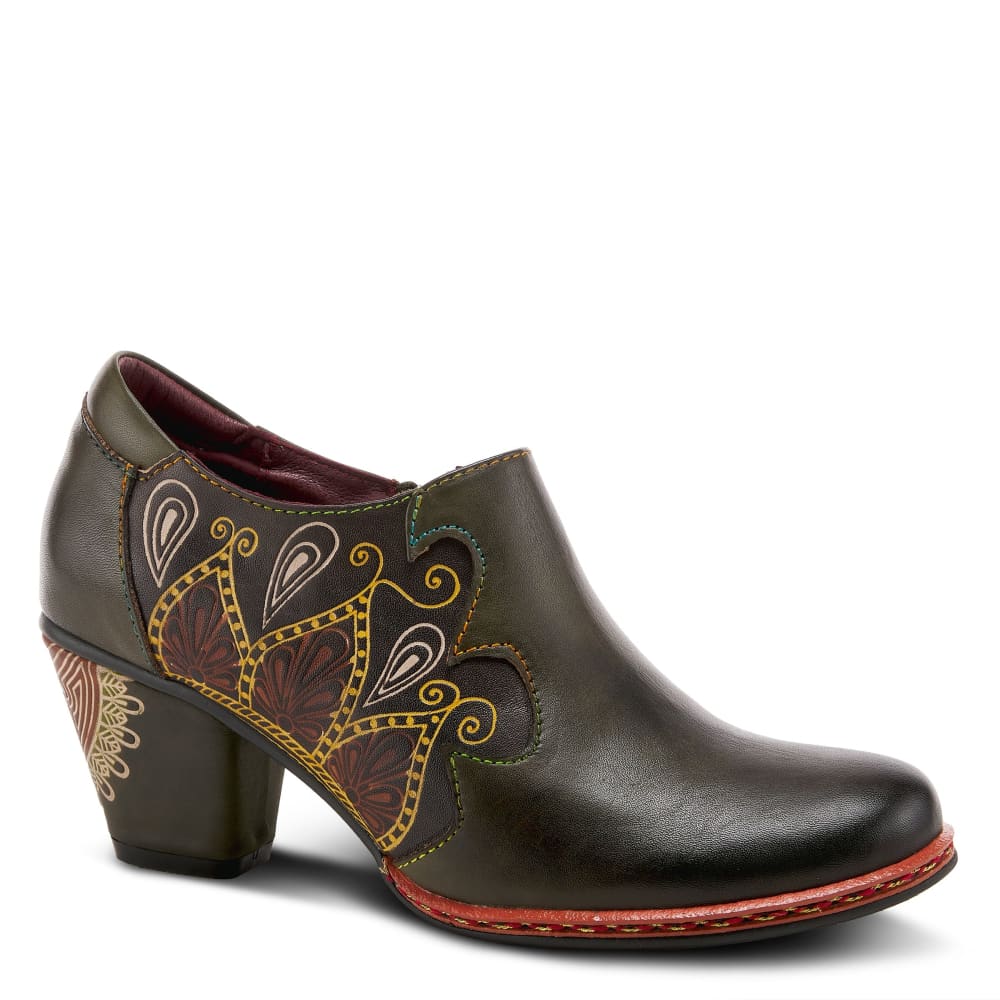 Spring Step Shoes L'artiste Zami Women's Hand Painted Leather Shootie Shoes Shoes by Spring Step Shoes – Don't Panic Shoes