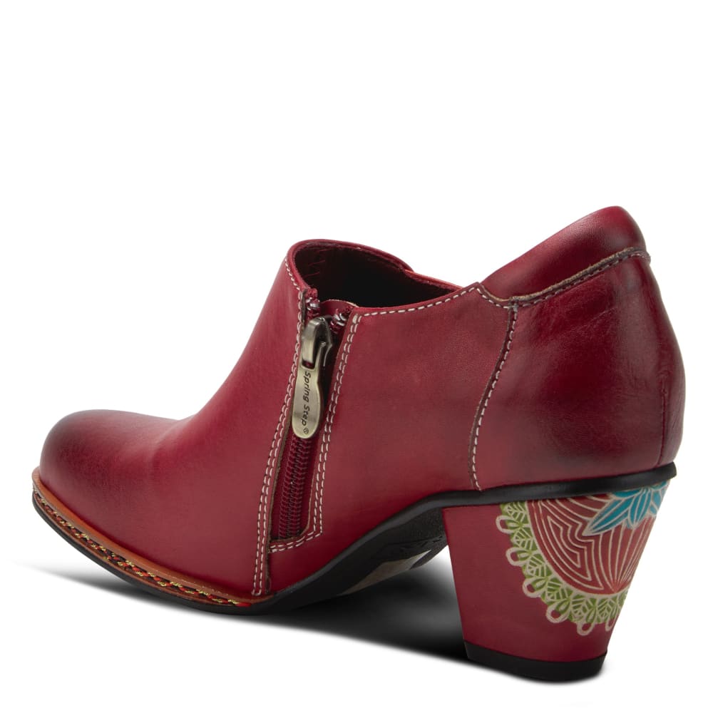 Spring Step Shoes L'artiste Zami Women's Hand Painted Leather Shootie Shoes Shoes by Spring Step Shoes – Don't Panic Shoes