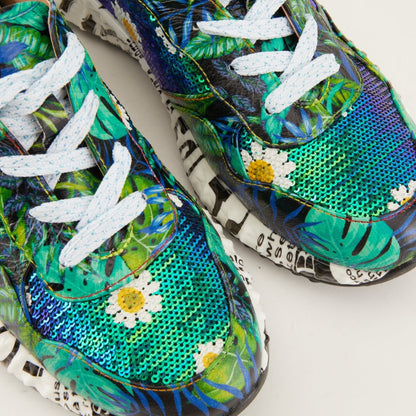 Spring Step Shoes L'artiste Zingy Sneaker Women's Leather Multicolor Sneakers by Spring Step Shoes – Don't Panic Shoes