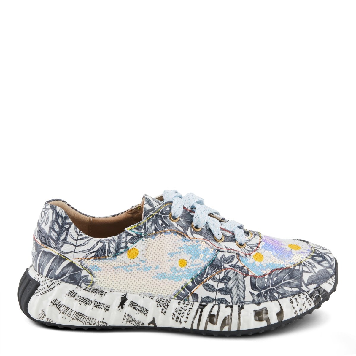 Spring Step Shoes L'artiste Zingy Sneaker Women's Leather Multicolor Sneakers by Spring Step Shoes – Don't Panic Shoes
