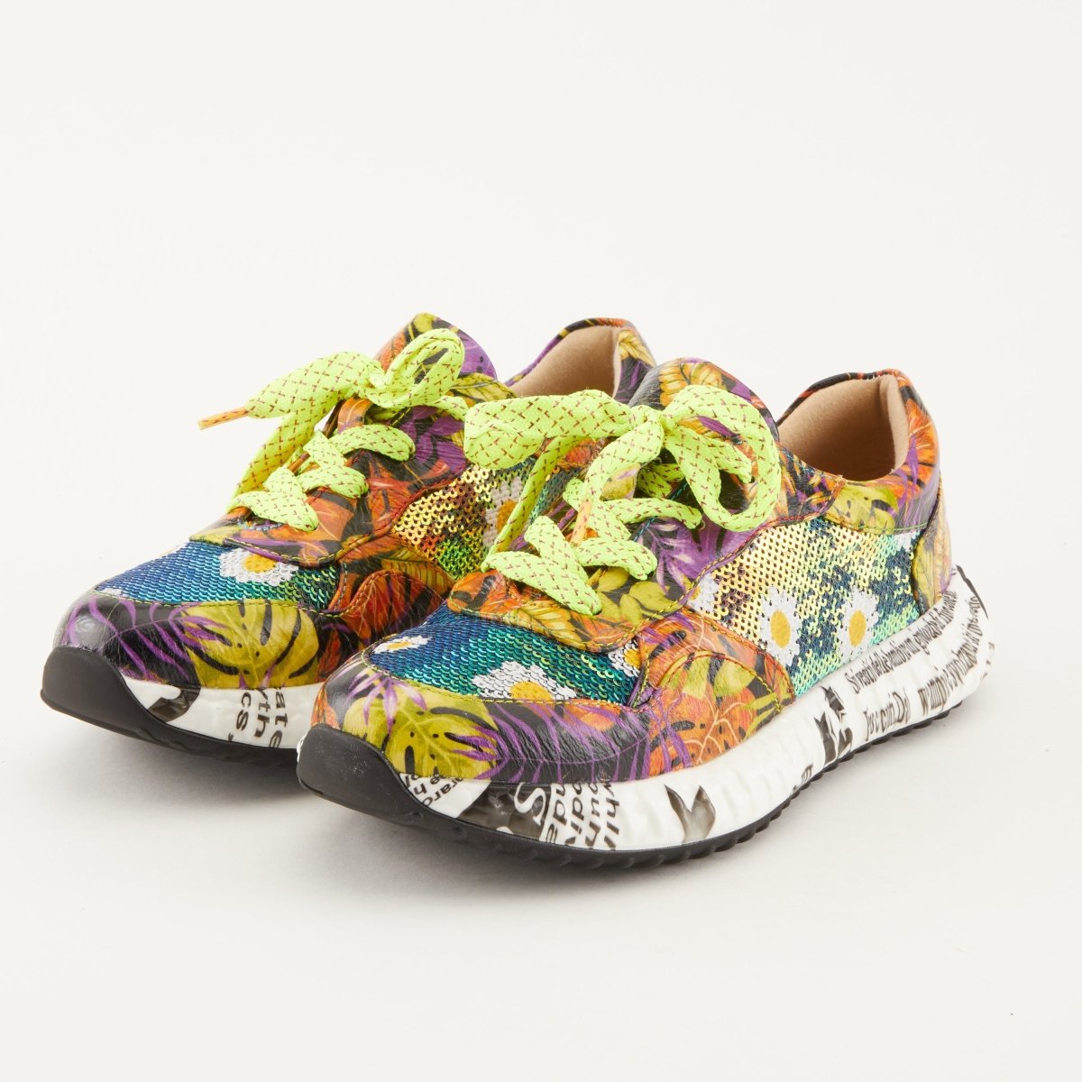 Spring Step Shoes L'artiste Zingy Sneaker Women's Leather Multicolor Sneakers by Spring Step Shoes – Don't Panic Shoes