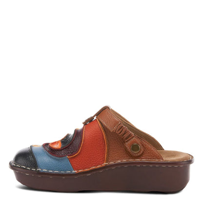 Spring Step Shoes Lollipop Women's Patchwork Multicolor Clogs Shoes by Spring Step Shoes – Don't Panic Shoes