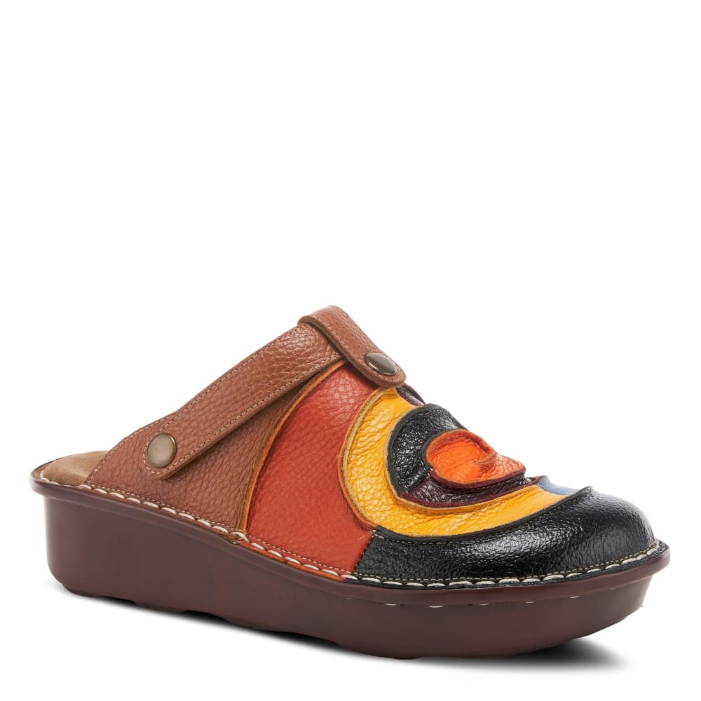 Spring Step Shoes Lollipop Women's Patchwork Multicolor Clogs Shoes by Spring Step Shoes – Don't Panic Shoes