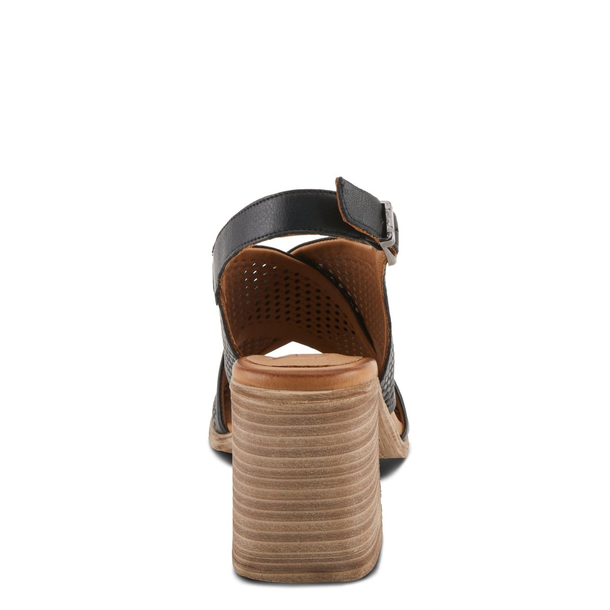 Spring Step Shoes Luanca Women's Leather Perforated Sandals Strappy Dress Sandals by Spring Step Shoes – Don't Panic Shoes