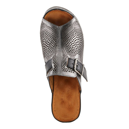 Spring Step ShoeS Momelle Sandals Women’s Perforated Leather 3" Heel Wedges Casual Sandals by Spring Step Shoes – Don't Panic Shoes