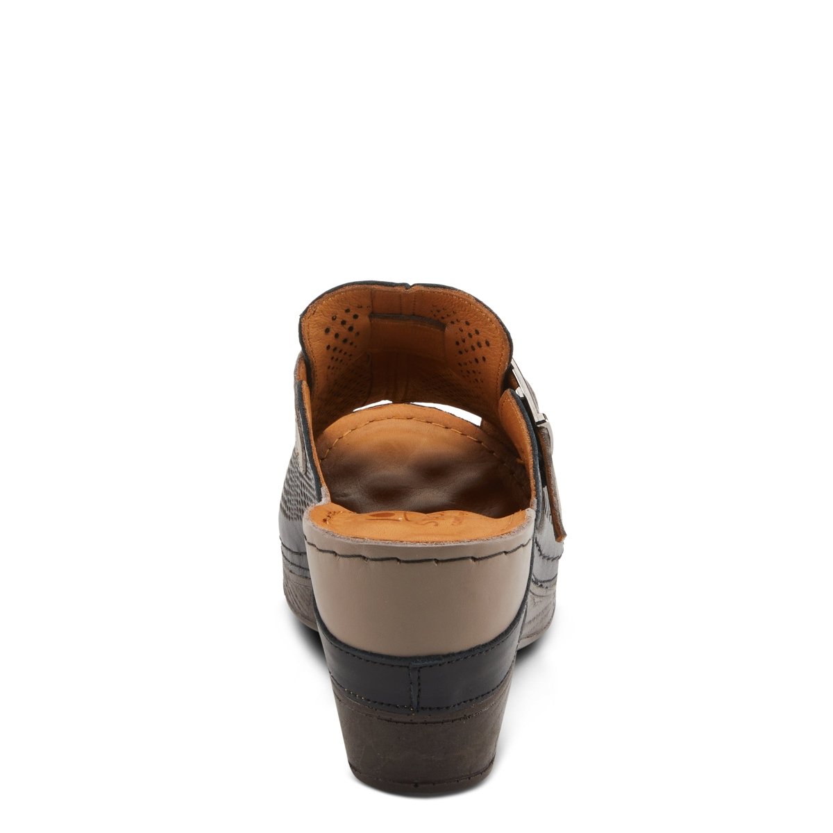 Spring Step ShoeS Momelle Sandals Women’s Perforated Leather 3" Heel Wedges Casual Sandals by Spring Step Shoes – Don't Panic Shoes