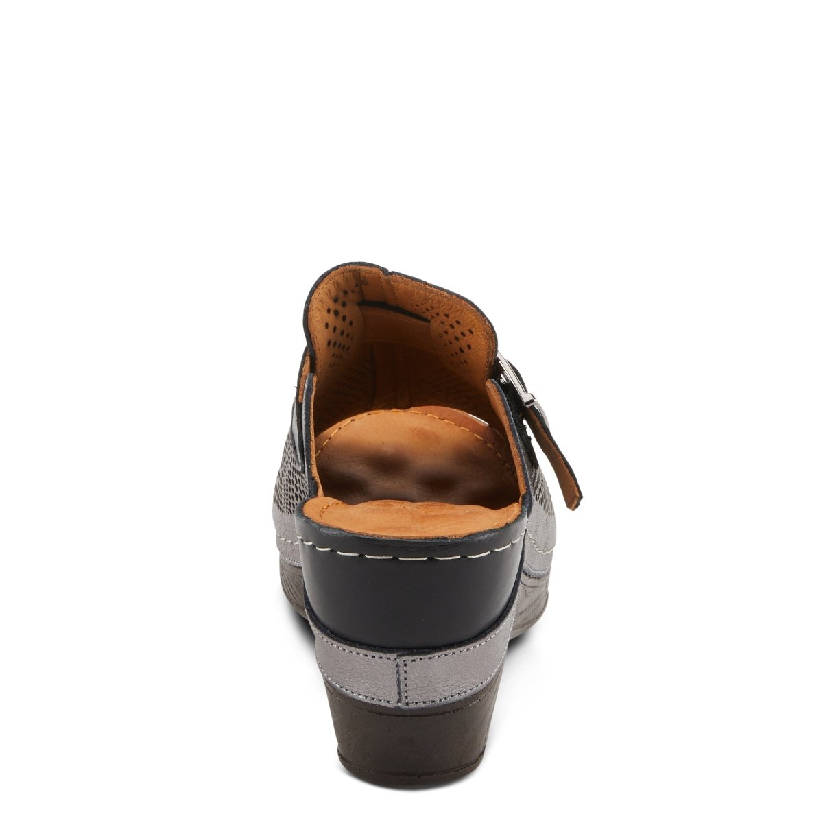 Spring Step ShoeS Momelle Sandals Women’s Perforated Leather 3" Heel Wedges Casual Sandals by Spring Step Shoes – Don't Panic Shoes