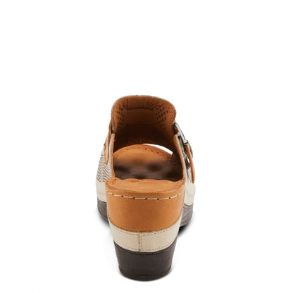 Spring Step ShoeS Momelle Sandals Women’s Perforated Leather 3" Heel Wedges Casual Sandals by Spring Step Shoes – Don't Panic Shoes