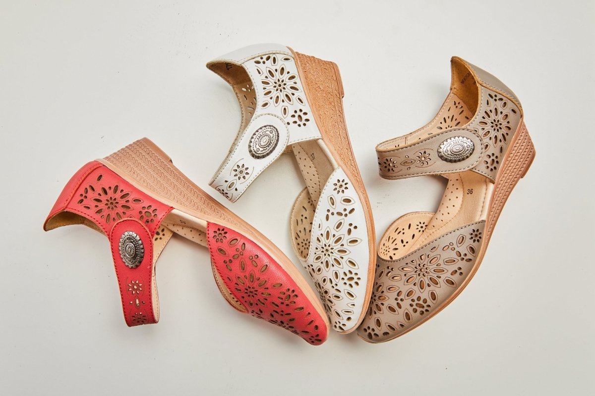 Spring Step Shoes Nougat Mary Jane Women's Leather Wedge Shoe Shoes by Spring Step Shoes – Don't Panic Shoes