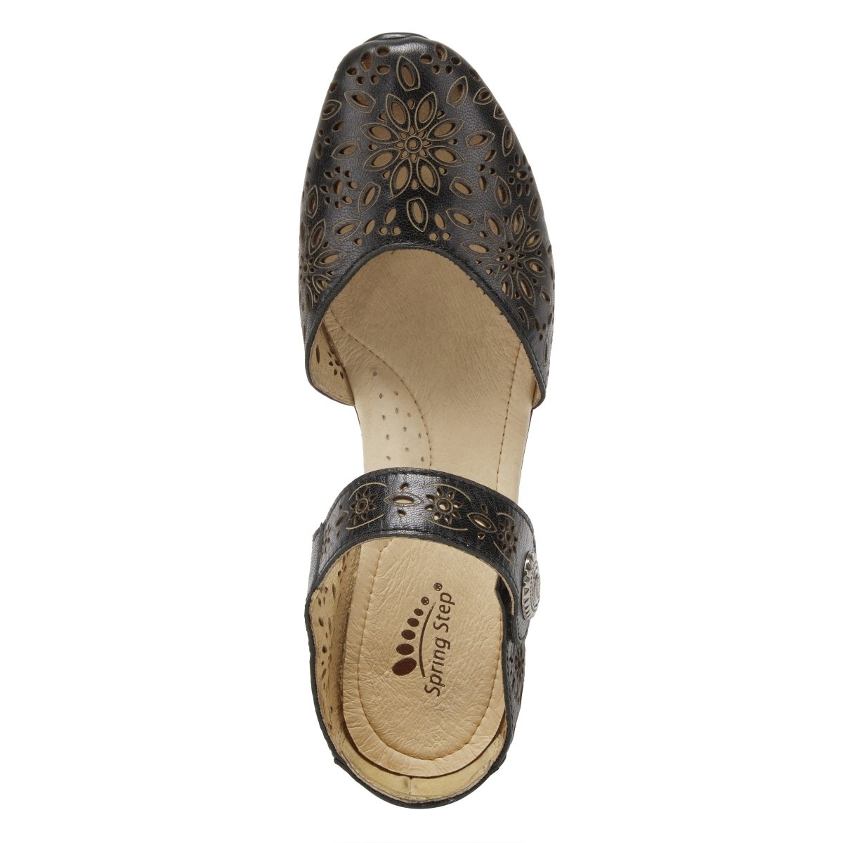 Spring Step Shoes Nougat Mary Jane Women's Leather Wedge Shoe Shoes by Spring Step Shoes – Don't Panic Shoes