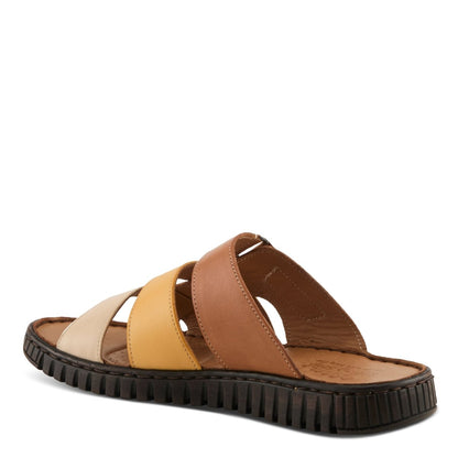 Spring Step ShoeS Olly Sandals Women’s Leather Slip On 1" Heel Slides Casual Sandals by Spring Step Shoes – Don't Panic Shoes